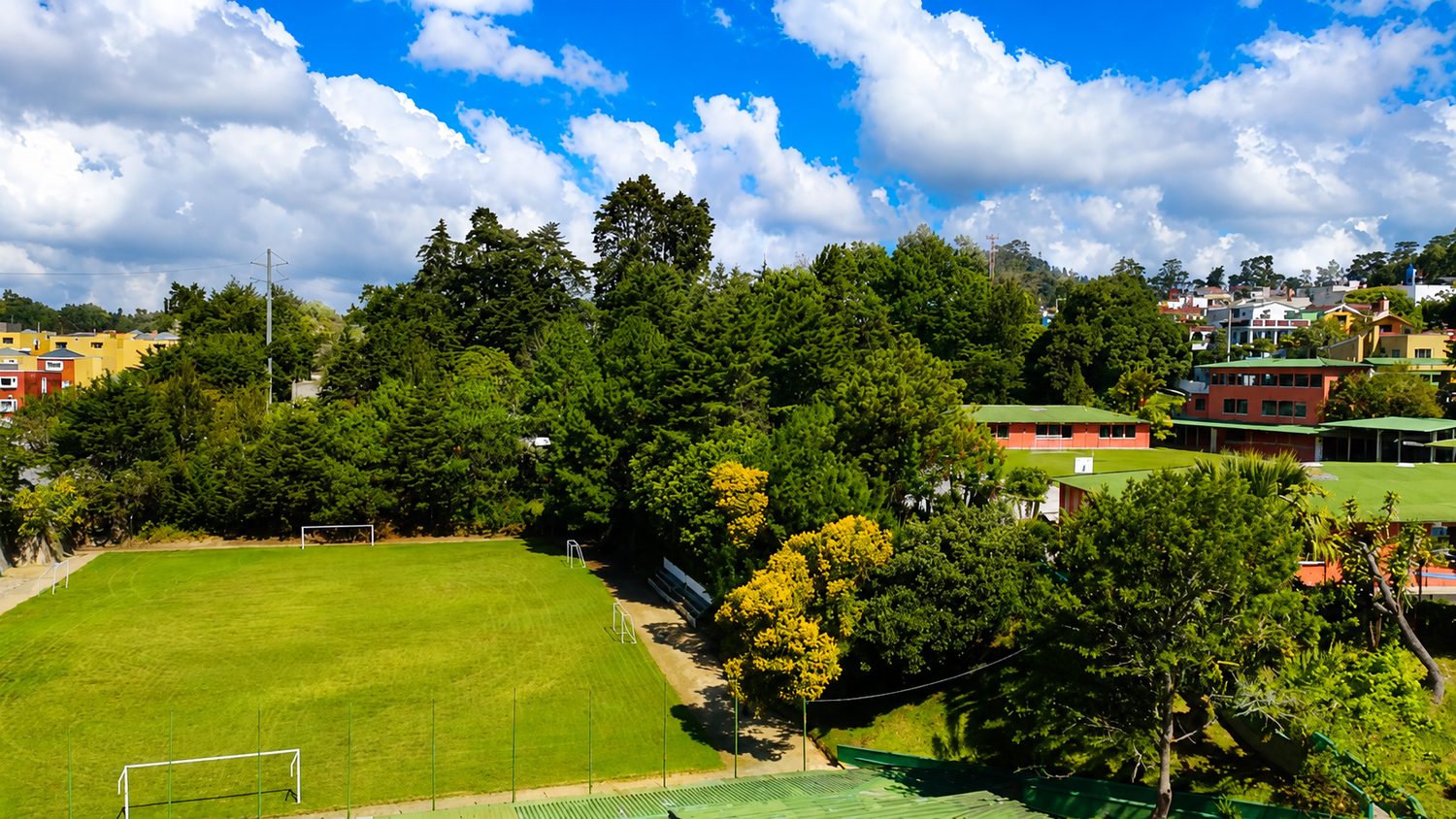Campus de Discovery School rodeado de naturaleza